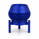 Mini Vaso Geométrico Cachepô Decorativo 3D Com Suporte Para Suculentas